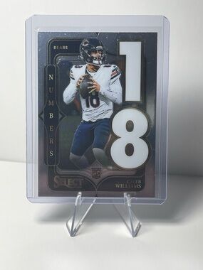 Caleb Williams 2024 Panini Select - Numbers #19 Insert (RC) Chicago Bears